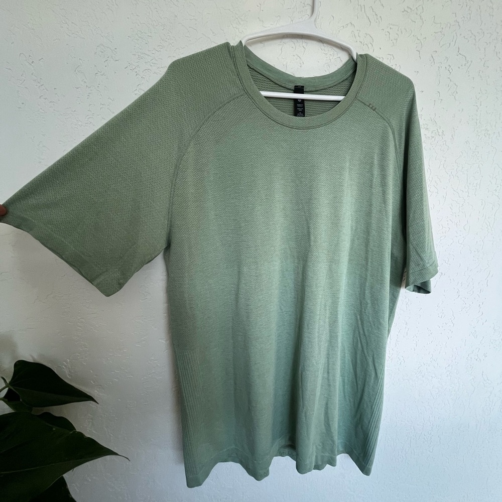 Lululemon Athletica Seafoam Green Crew Neck Tee